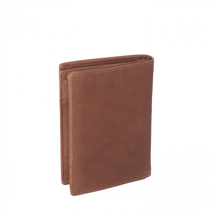 Portofel barbati din piele naturala, The Chesterfield Brand, Siem, cu protectie anti scanare RFID, Maro coniac [2]