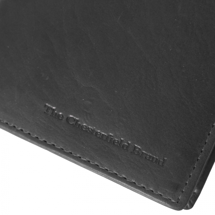 Portofel barbati din piele naturala, The Chesterfield Brand, Siem, cu protectie anti scanare RFID, Negru [5]