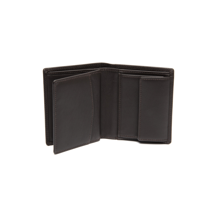 Portofel barbati din piele naturala, The Chesterfield Brand, Vincent, cu protectie anti scanare RFID, Maro inchis [2]