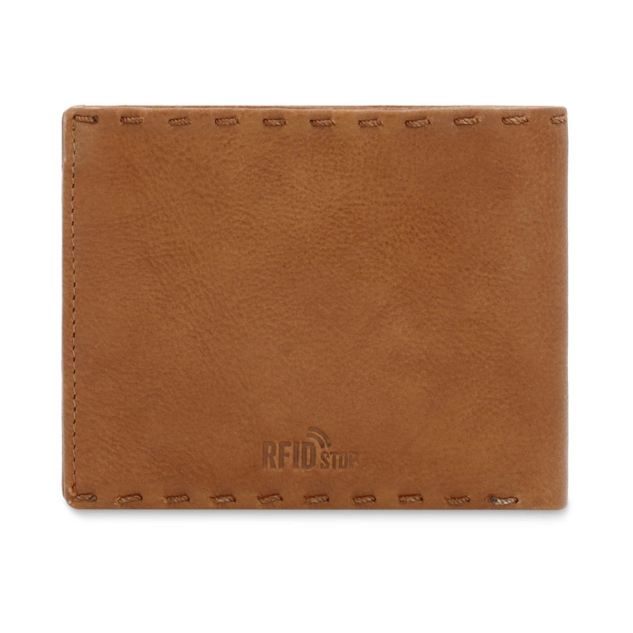 Portofel barbati, Picard, cu protectie anti scanare RFID, din piele naturala, Ranger, Maro coniac [5]