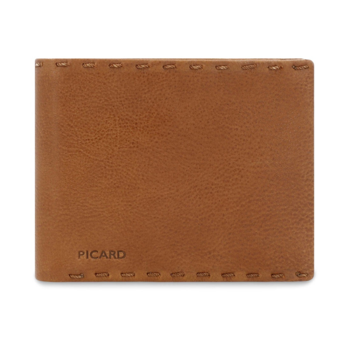 Portofel barbati, Picard, cu protectie anti scanare RFID, din piele naturala, Ranger, Maro coniac [4]