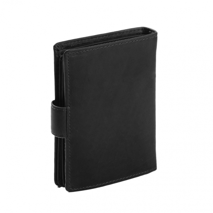 Portofel barbati, The Chesterfield Brand, cu protectie anti scanare RFID, din piele naturala, Ruby, Negru [5]