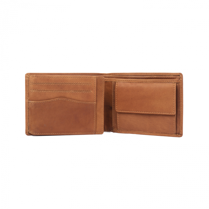 Portofel barbati, The Chesterfield Brand, cu protectie anti scanare RFID, din piele naturala, Timo, Maro coniac [4]