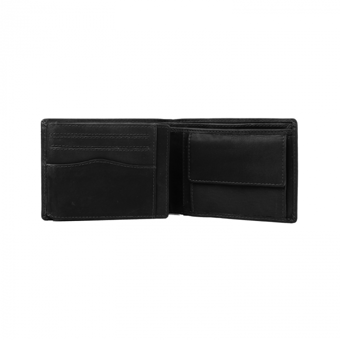 Portofel barbati, The Chesterfield Brand, cu protectie anti scanare RFID, din piele naturala, Timo, Negru [3]