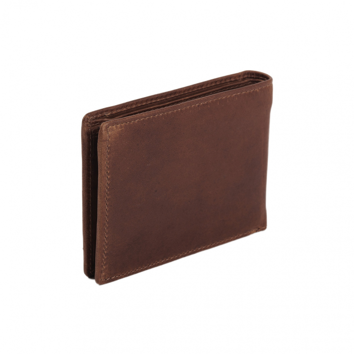 Portofel barbati, The Chesterfield Brand, cu protectie anti scanare RFID, din piele naturala, Walid, Maro inchis [5]