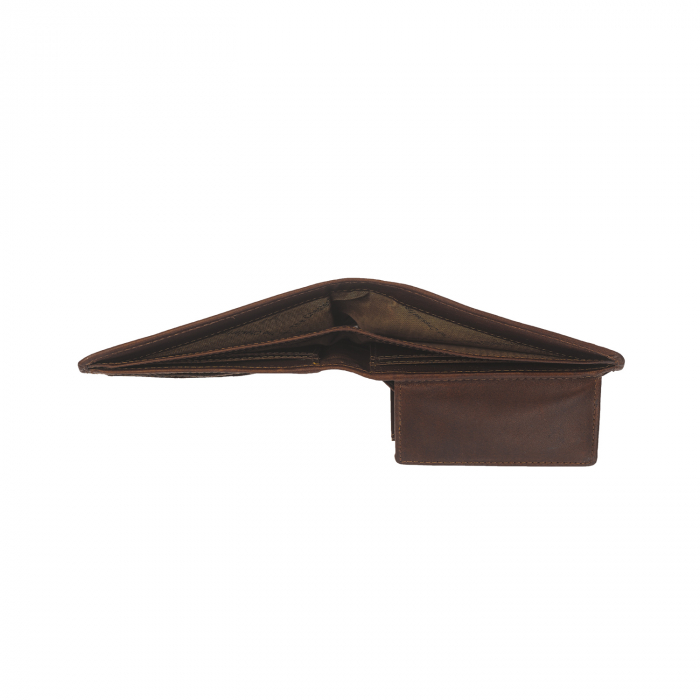 Portofel barbati, The Chesterfield Brand, cu protectie anti scanare RFID, din piele naturala, Walid, Maro inchis [3]