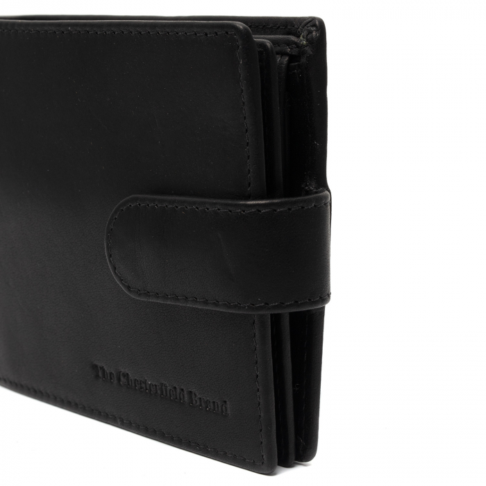 Portofel barbati, The Chesterfield Brand, cu protectie anti scanare RFID, piele naturala, Curtis, Negru [2]
