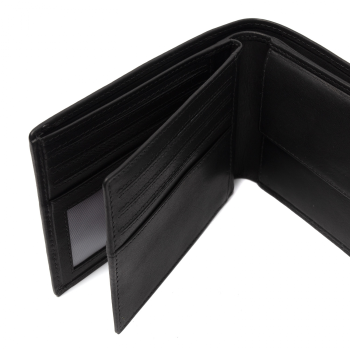 Portofel barbati, The Chesterfield Brand, cu protectie anti scanare RFID, piele naturala, Curtis, Negru [3]