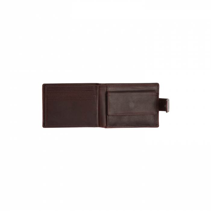 Portofel barbati, The Chesterfield Brand, cu protectie anti scanare RFID, piele naturala, Yamba, Maro Inchis [5]