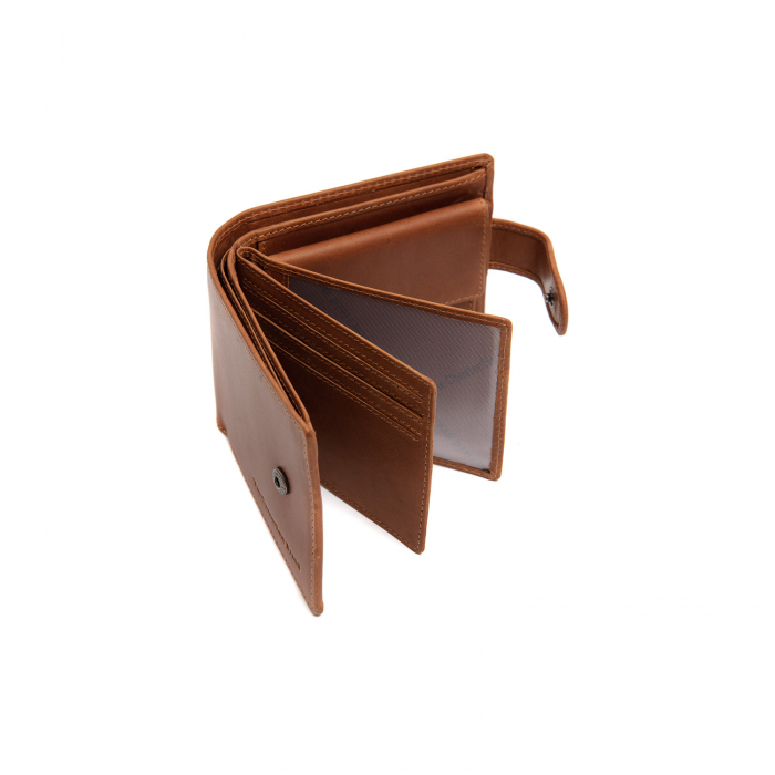Portofel barbati, The Chesterfield Brand, cu protectie anti scanare RFID, piele naturala, Yamba, Maro coniac [2]