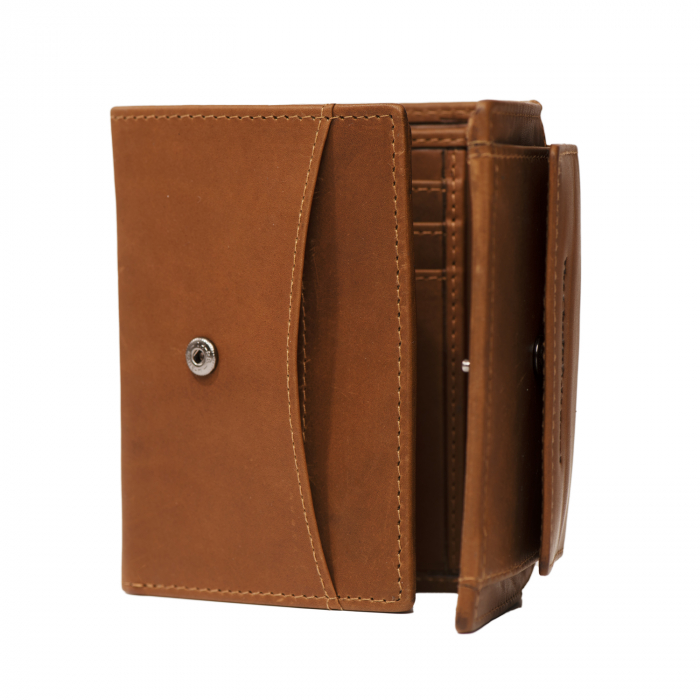Portofel barbati, The Chesterfield Brand, din piele naturala, Hartfort, Maro coniac [6]