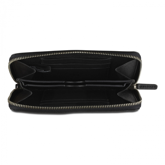 Portofel dama din piele naturala, bugatti, Lady Top 101, Negru [3]