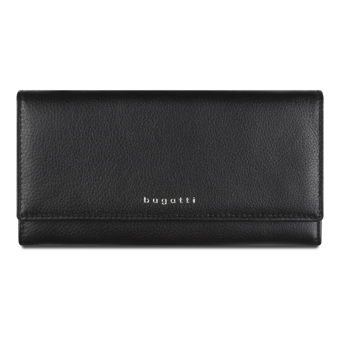 Portofel dama din piele naturala, bugatti, seria Lady Top 496103, Negru [5]