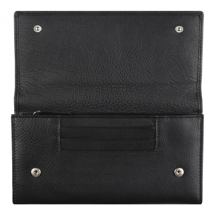 Portofel dama din piele naturala, bugatti, seria Lady Top 496103, Negru [2]
