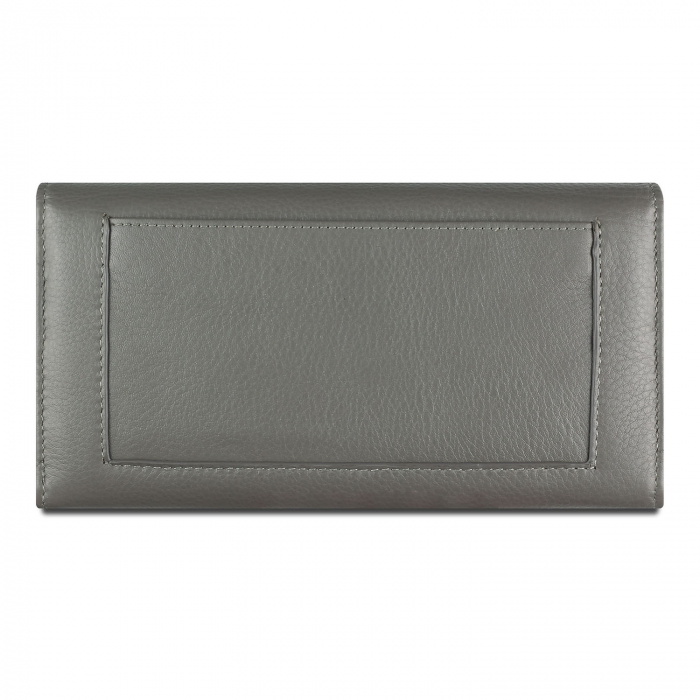 Portofel dama din piele naturala, bugatti, seria Lady Top 496103, Gri deschis [6]