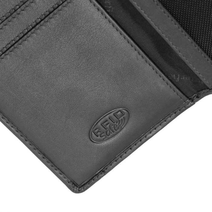 Portofel dama din piele naturala, The Chesterfield Brand, Aldra, cu protectie anti scanare RFID, Negru [4]