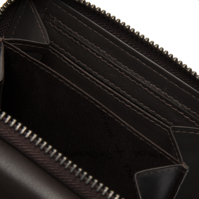 Portofel dama din piele naturala, The Chesterfield Brand, Aldra, cu protectie anti scanare RFID, Maro inchis [4]