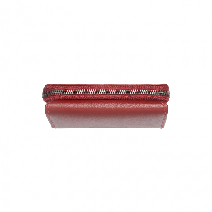 Portofel dama din piele naturala, The Chesterfield Brand, Aldra, cu protectie anti scanare RFID, Rosu [5]