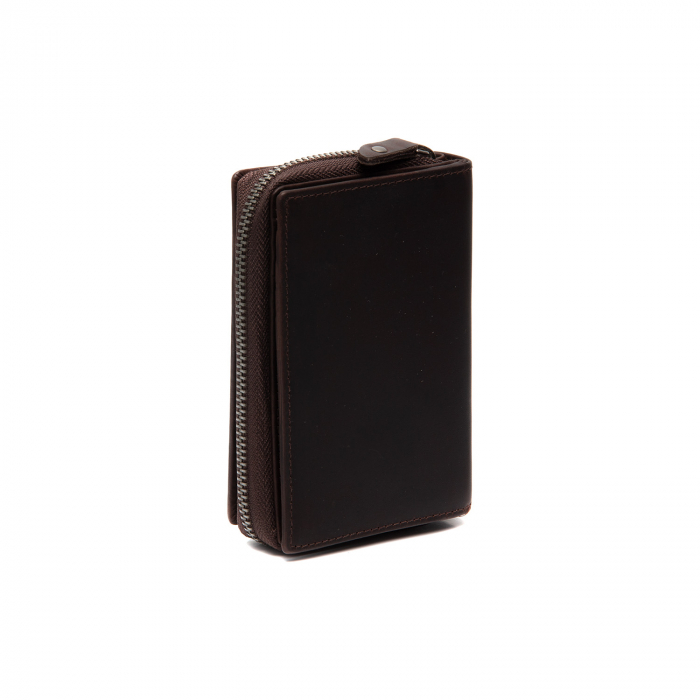 Portofel dama din piele naturala, The Chesterfield Brand, Dalma, cu protectie anti scanare RFID, Maro inchis [7]