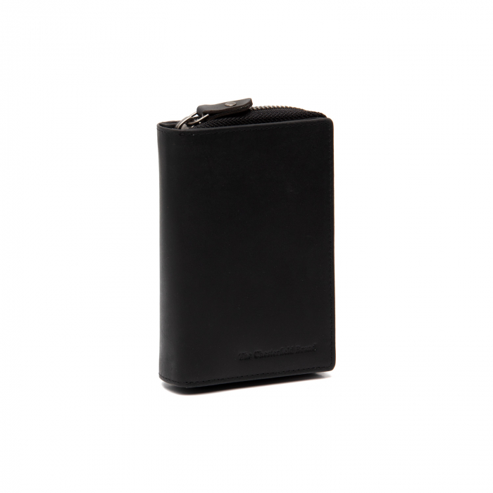 Portofel dama din piele naturala, The Chesterfield Brand, Dalma, cu protectie anti scanare RFID, Negru [1]