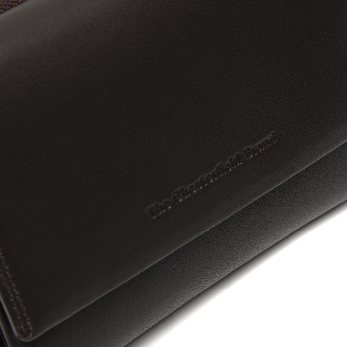 Portofel dama din piele naturala, The Chesterfield Brand, Doniva, cu protectie anti scanare RFID, Maro inchis [2]