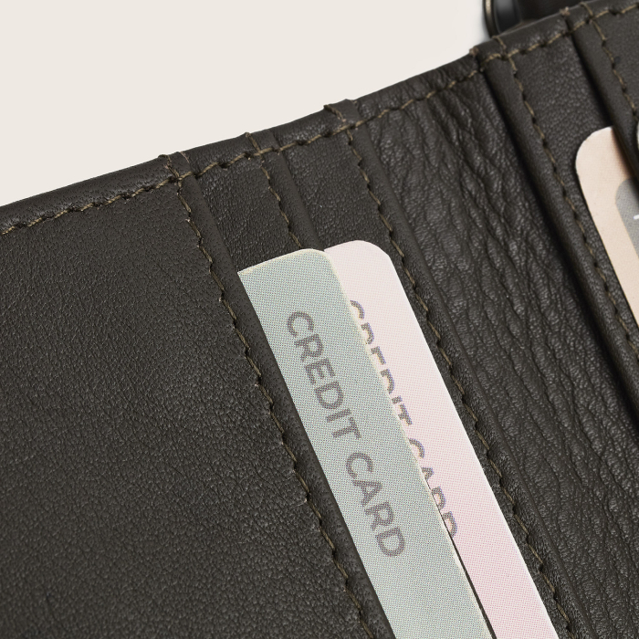 Portofel dama din piele naturala, The Chesterfield Brand, Floren, cu protectie anti scanare RFID, Gri argila [8]