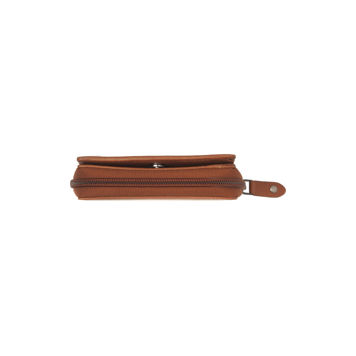Portofel dama din piele naturala, The Chesterfield Brand, Floren, cu protectie anti scanare RFID, Maro coniac [3]
