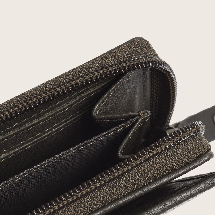 Portofel dama din piele naturala, The Chesterfield Brand, Floren, cu protectie anti scanare RFID, Gri argila [5]