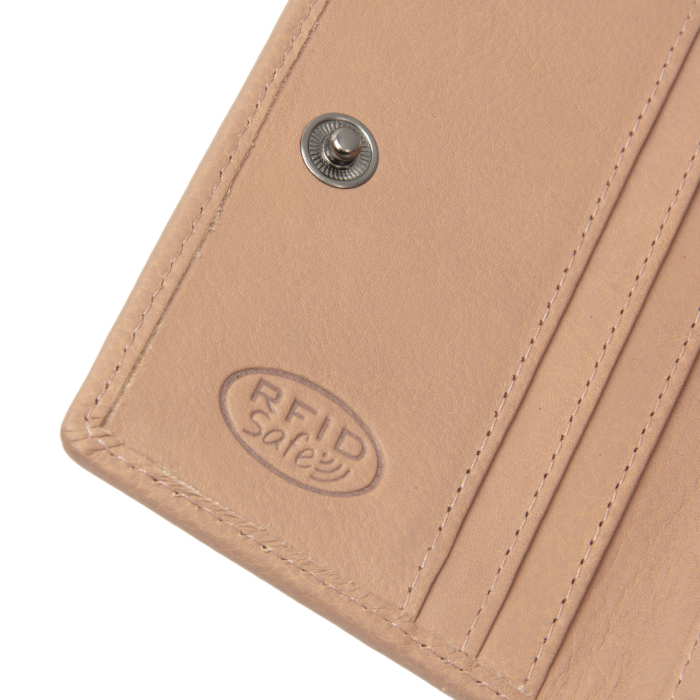 Portofel dama din piele naturala, The Chesterfield Brand, Floren, cu protectie anti scanare RFID, Roz vintage [4]