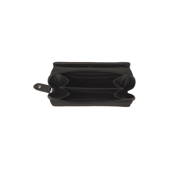 Portofel dama din piele naturala, The Chesterfield Brand, Floren, cu protectie anti scanare RFID, Negru [4]