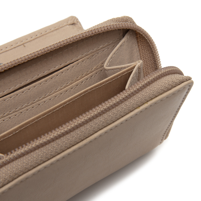 Portofel dama din piele naturala, The Chesterfield Brand, Floren, cu protectie anti scanare RFID, Bej [2]