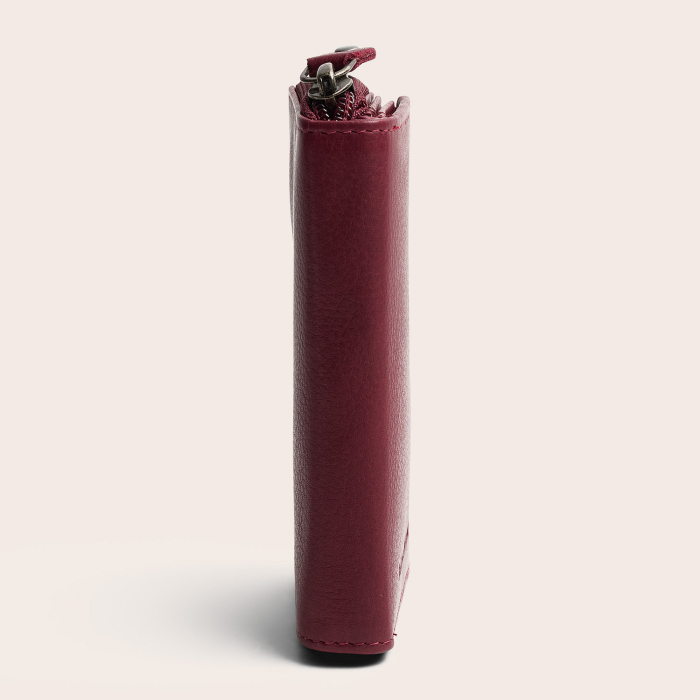 Portofel dama din piele naturala, The Chesterfield Brand, Floren, cu protectie anti scanare RFID, Visiniu [3]