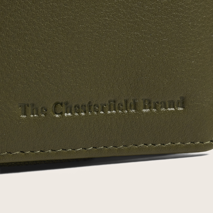 Portofel dama din piele naturala, The Chesterfield Brand, Floren, cu protectie anti scanare RFID, Verde olive [10]