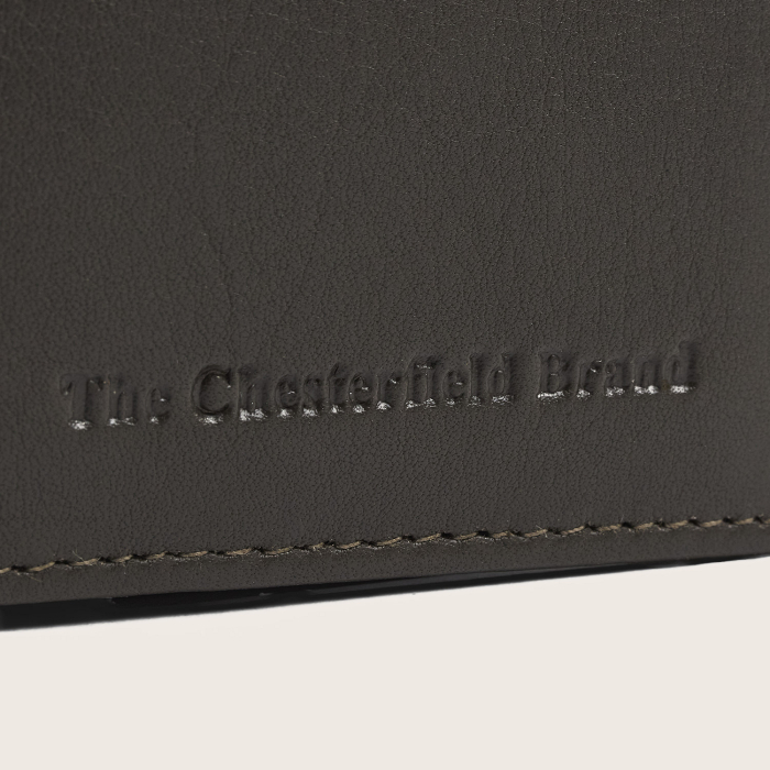 Portofel dama din piele naturala, The Chesterfield Brand, Floren, cu protectie anti scanare RFID, Gri argila [9]