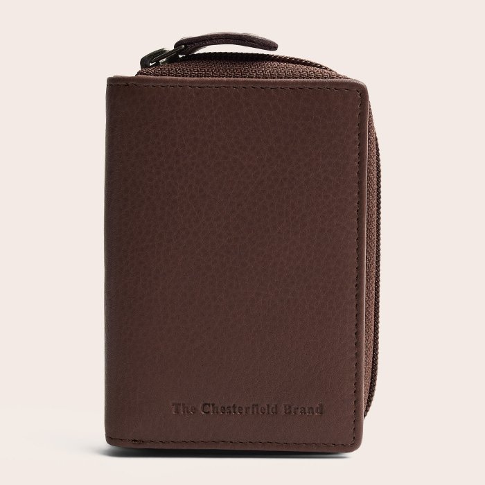 Portofel dama din piele naturala, The Chesterfield Brand, Floren, cu protectie anti scanare RFID, Taupe inchis [2]