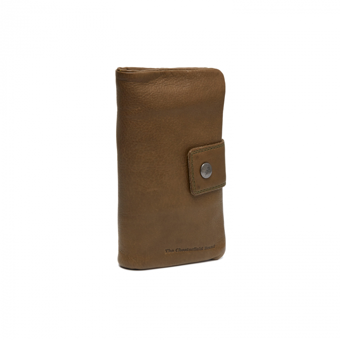 Portofel dama din piele naturala, The Chesterfield Brand, Fresno, cu protectie anti scanare RFID, Verde olive [2]