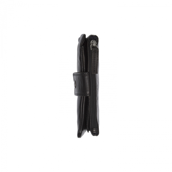 Portofel dama din piele naturala, The Chesterfield Brand, Fresno, cu protectie anti scanare RFID, Negru [5]