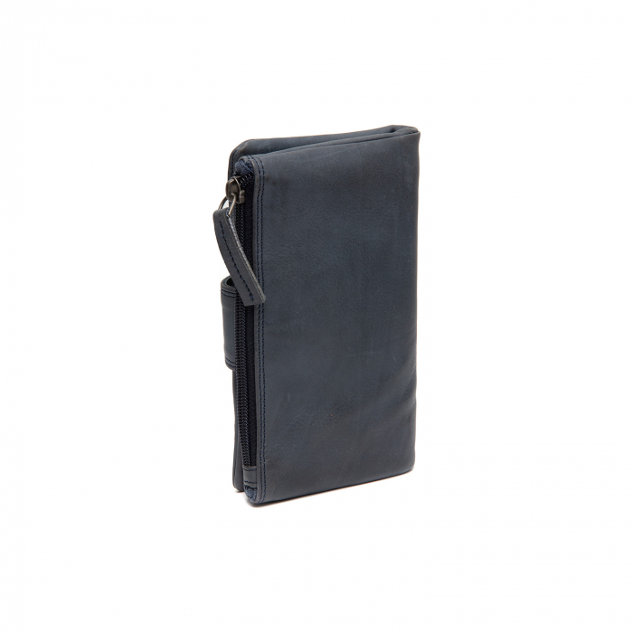 Portofel dama din piele naturala, The Chesterfield Brand, Fresno, cu protectie anti scanare RFID, Bleumarin [6]