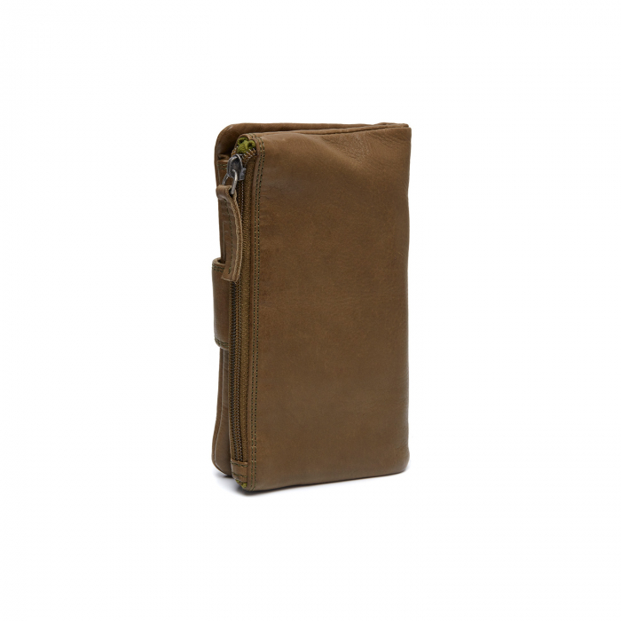 Portofel dama din piele naturala, The Chesterfield Brand, Fresno, cu protectie anti scanare RFID, Verde olive [7]