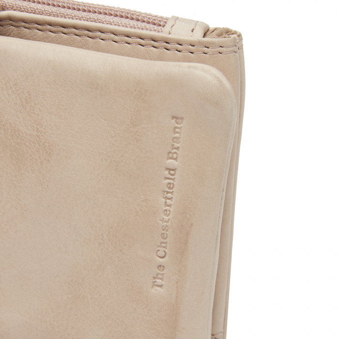 Portofel dama din piele naturala, The Chesterfield Brand, Fresno, cu protectie anti scanare RFID, Bej [2]
