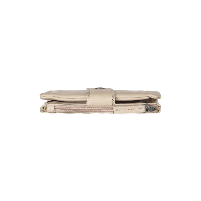 Portofel dama din piele naturala, The Chesterfield Brand, Fresno, cu protectie anti scanare RFID, Bej [4]