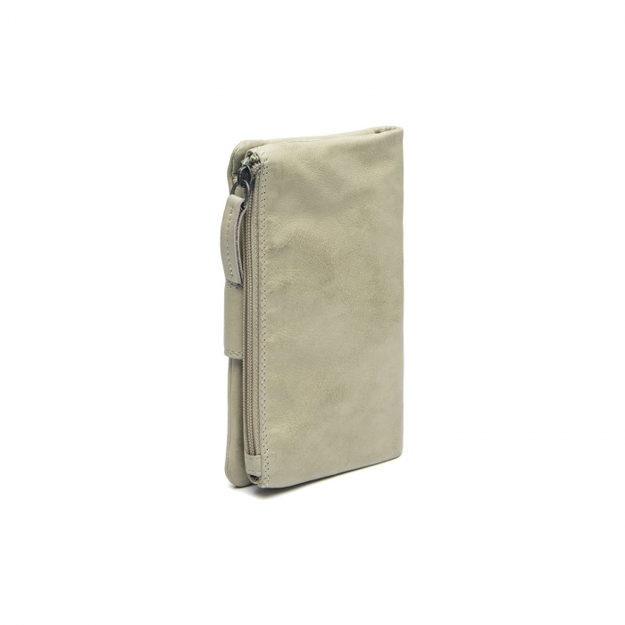 Portofel dama din piele naturala, The Chesterfield Brand, Fresno, cu protectie anti scanare RFID, Verde marin [6]