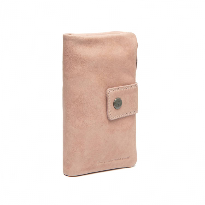 Portofel dama din piele naturala, The Chesterfield Brand, Fresno, cu protectie anti scanare RFID, Roz pudra [1]