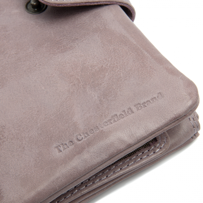 Portofel dama din piele naturala, The Chesterfield Brand, Fresno, cu protectie anti scanare RFID, Liliachiu [2]