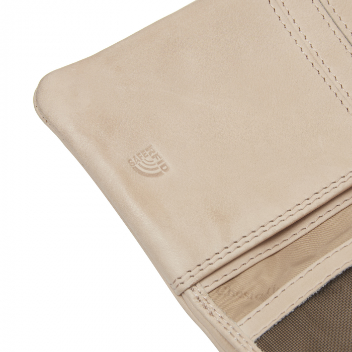 Portofel dama din piele naturala, The Chesterfield Brand, Fresno, cu protectie anti scanare RFID, Bej [3]
