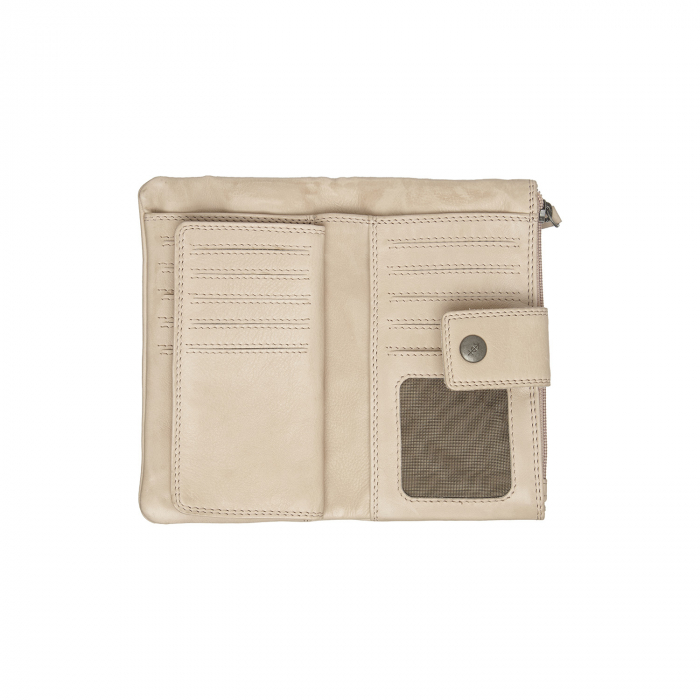 Portofel dama din piele naturala, The Chesterfield Brand, Fresno, cu protectie anti scanare RFID, Bej [5]