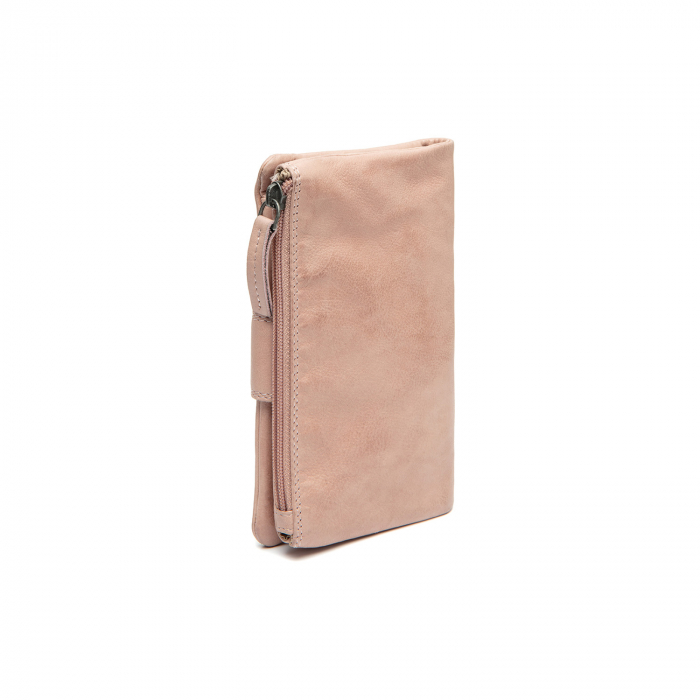 Portofel dama din piele naturala, The Chesterfield Brand, Fresno, cu protectie anti scanare RFID, Roz pudra [6]