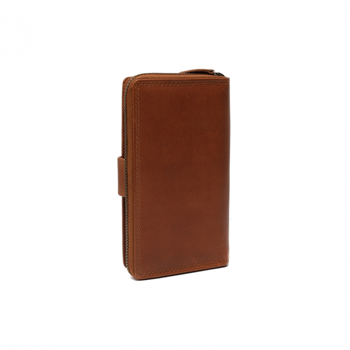 Portofel dama din piele naturala, The Chesterfield Brand, Charlotte, cu protectie anti scanare RFID, Maro coniac [5]