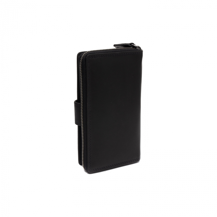 Portofel dama din piele naturala, The Chesterfield Brand, Charlotte, cu protectie anti scanare RFID, Negru [5]