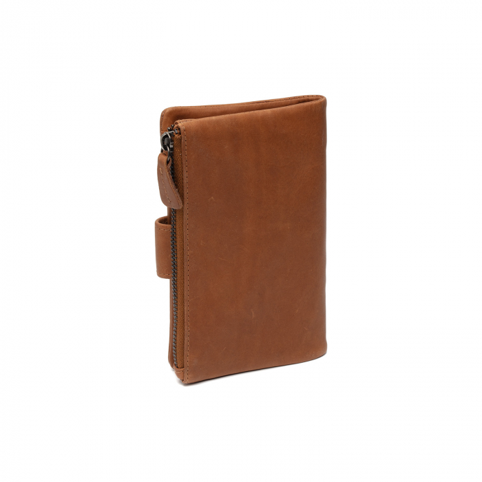 Portofel dama din piele naturala, The Chesterfield Brand, Landau, cu protectie anti scanare RFID, Maro coniac [6]